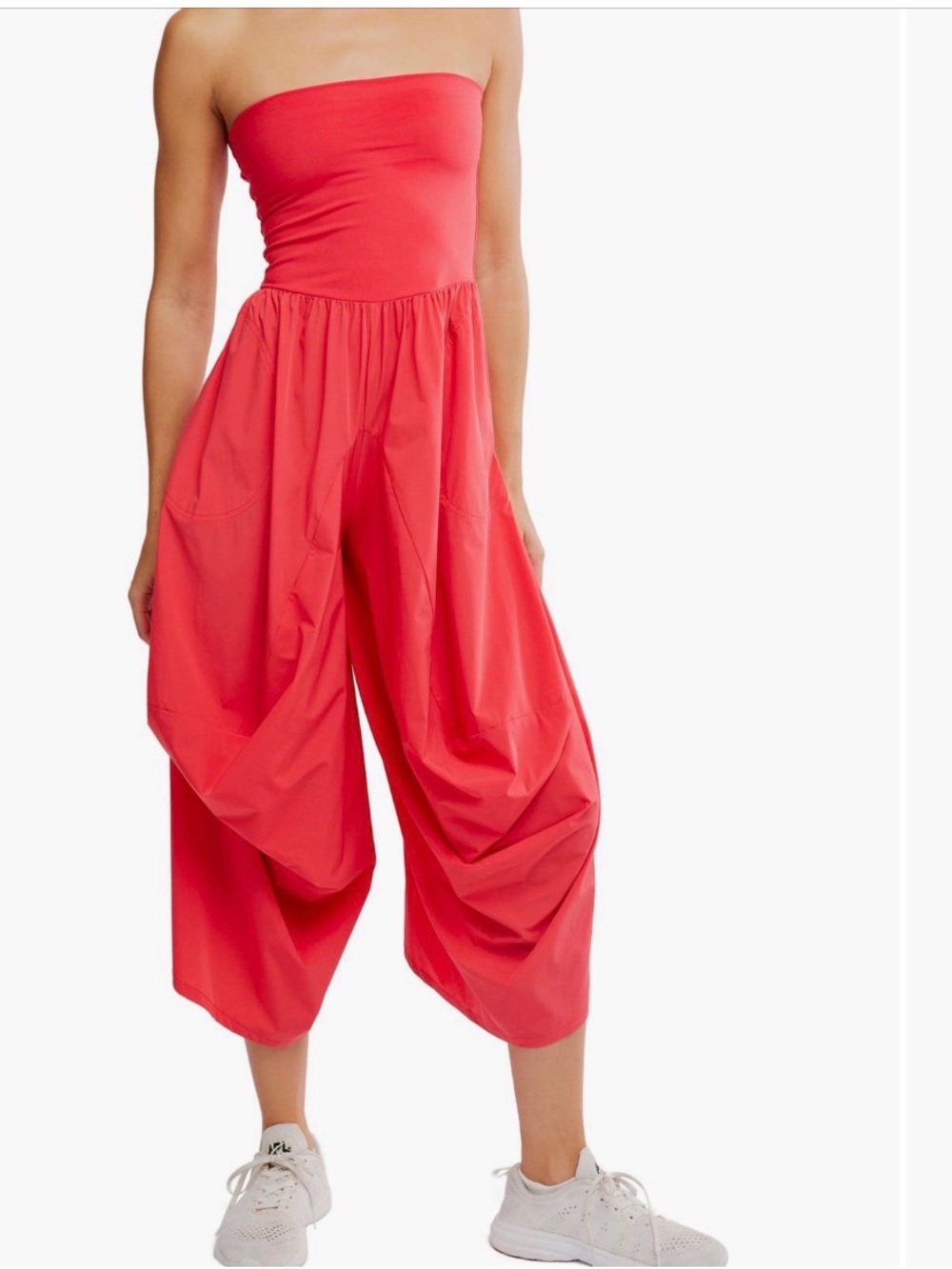Free People Convertible Crop Pant XS Grapefruit